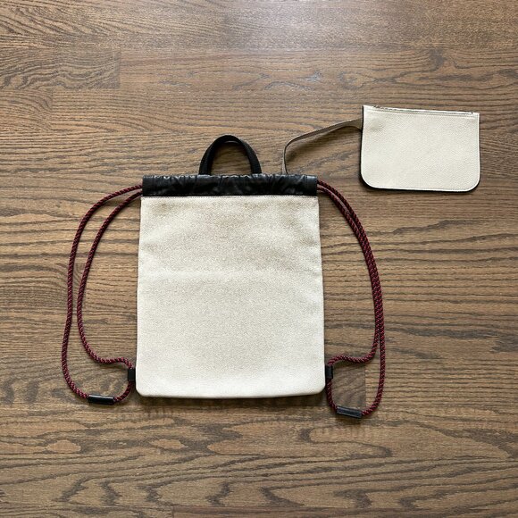 Gucci Cream Leather Backpack - Picture 3 of 8